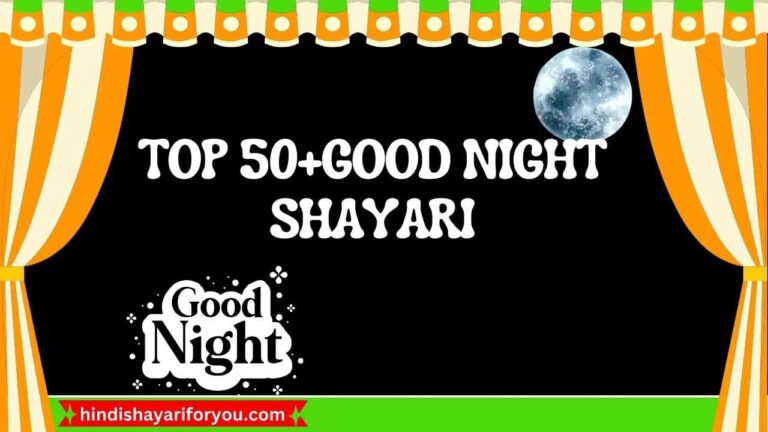Top 50+Good Night Shayari in Hindi With Message 2024