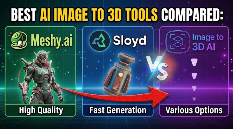 Best AI Image to 3D Tools Compared